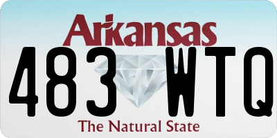 AR license plate 483WTQ