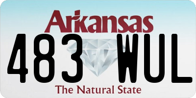 AR license plate 483WUL