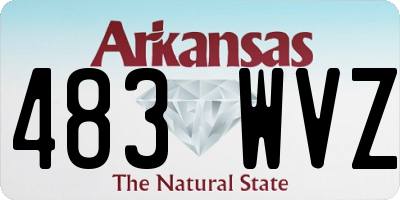 AR license plate 483WVZ