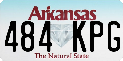 AR license plate 484KPG