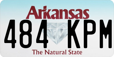 AR license plate 484KPM