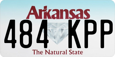 AR license plate 484KPP