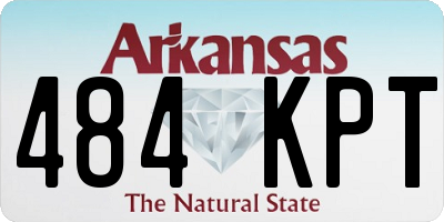 AR license plate 484KPT