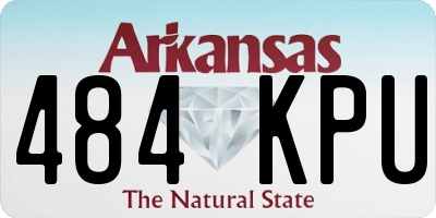 AR license plate 484KPU