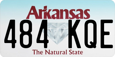 AR license plate 484KQE