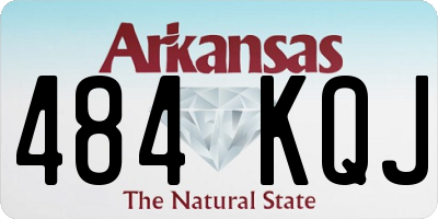 AR license plate 484KQJ