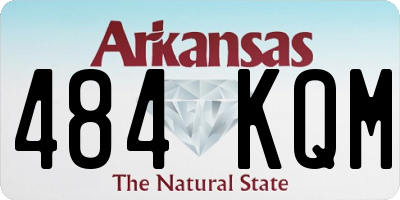 AR license plate 484KQM