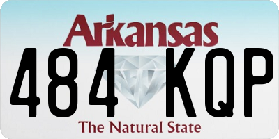 AR license plate 484KQP