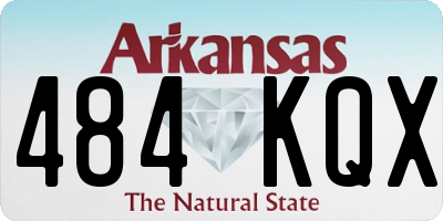 AR license plate 484KQX