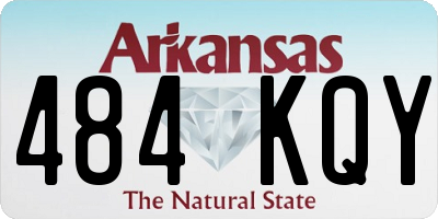 AR license plate 484KQY