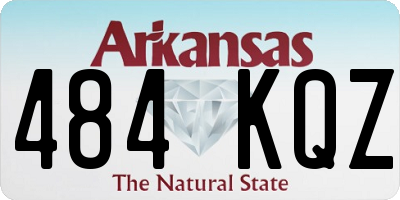 AR license plate 484KQZ