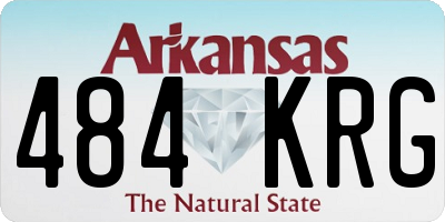 AR license plate 484KRG