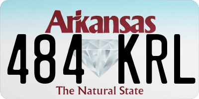 AR license plate 484KRL