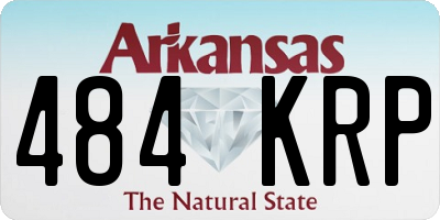 AR license plate 484KRP