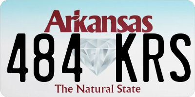 AR license plate 484KRS