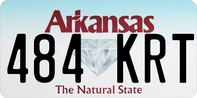 AR license plate 484KRT