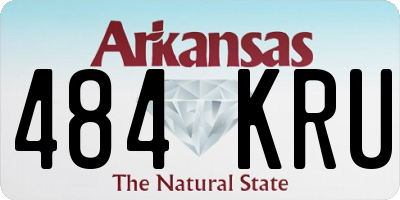 AR license plate 484KRU