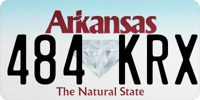 AR license plate 484KRX