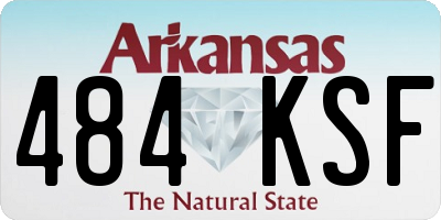 AR license plate 484KSF