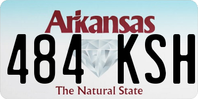 AR license plate 484KSH