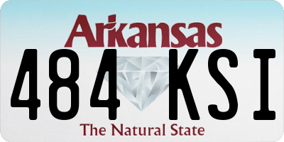AR license plate 484KSI