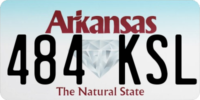 AR license plate 484KSL