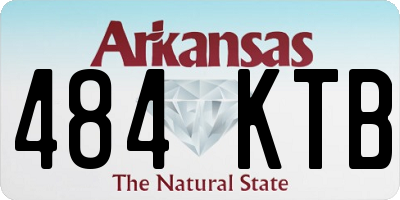 AR license plate 484KTB