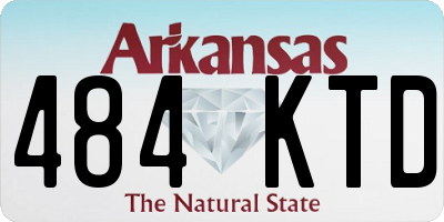 AR license plate 484KTD