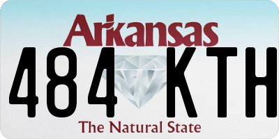 AR license plate 484KTH