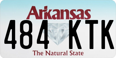 AR license plate 484KTK