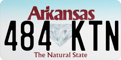 AR license plate 484KTN