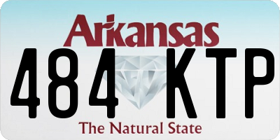 AR license plate 484KTP