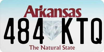 AR license plate 484KTQ