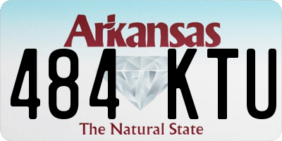 AR license plate 484KTU