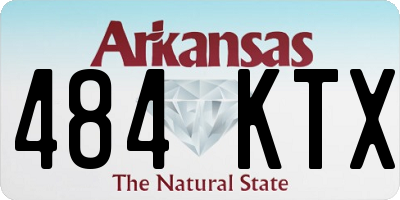 AR license plate 484KTX