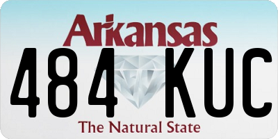 AR license plate 484KUC