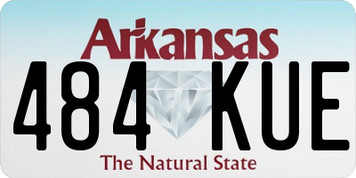 AR license plate 484KUE