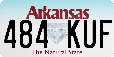 AR license plate 484KUF