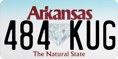 AR license plate 484KUG
