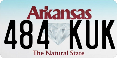 AR license plate 484KUK