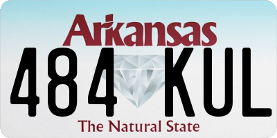 AR license plate 484KUL