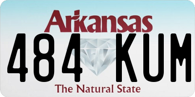 AR license plate 484KUM
