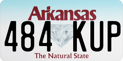 AR license plate 484KUP