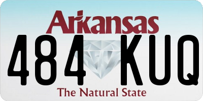 AR license plate 484KUQ