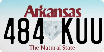 AR license plate 484KUU