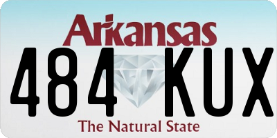 AR license plate 484KUX