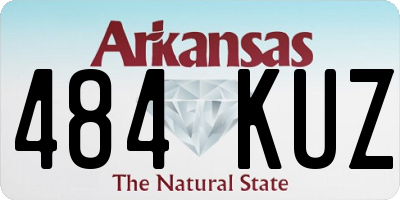AR license plate 484KUZ