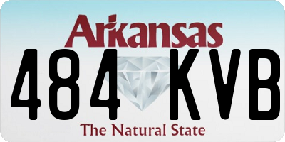AR license plate 484KVB