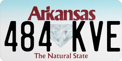 AR license plate 484KVE