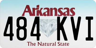 AR license plate 484KVI